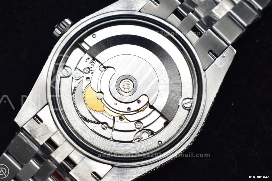 JDF 41mm Best Version White 906 Upgraded Stick Diamond Markers DateJust 0828